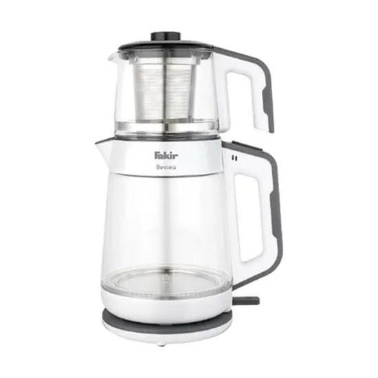 Elektrik çaydan Fakir BESTEA GLASS White Grey